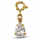 Pingente Gota Zircônia Com Fecho