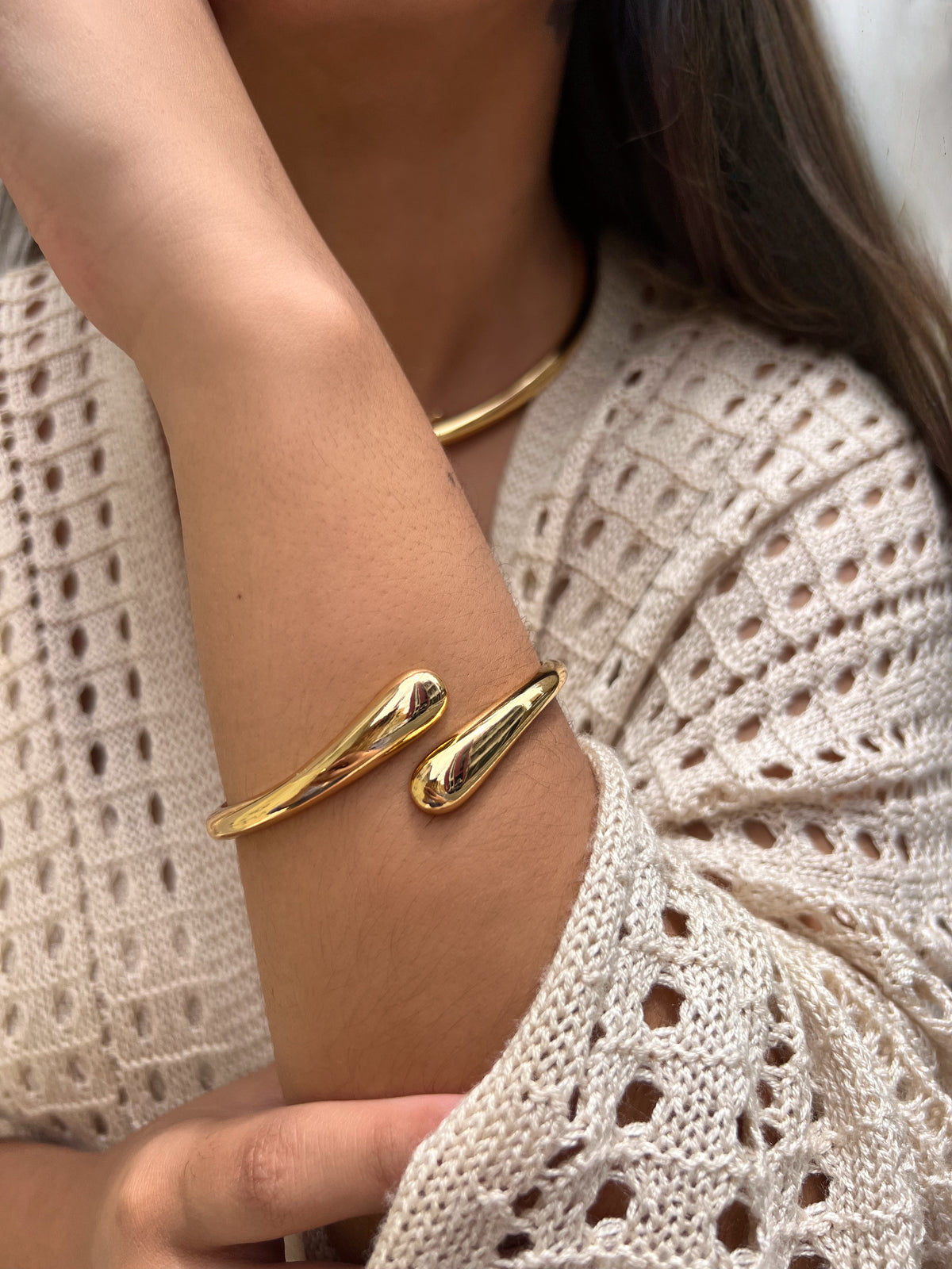 Bracelete Orgânico Ouro 18k