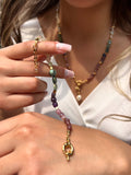 Pulseira Pedras Naturais Roladas
