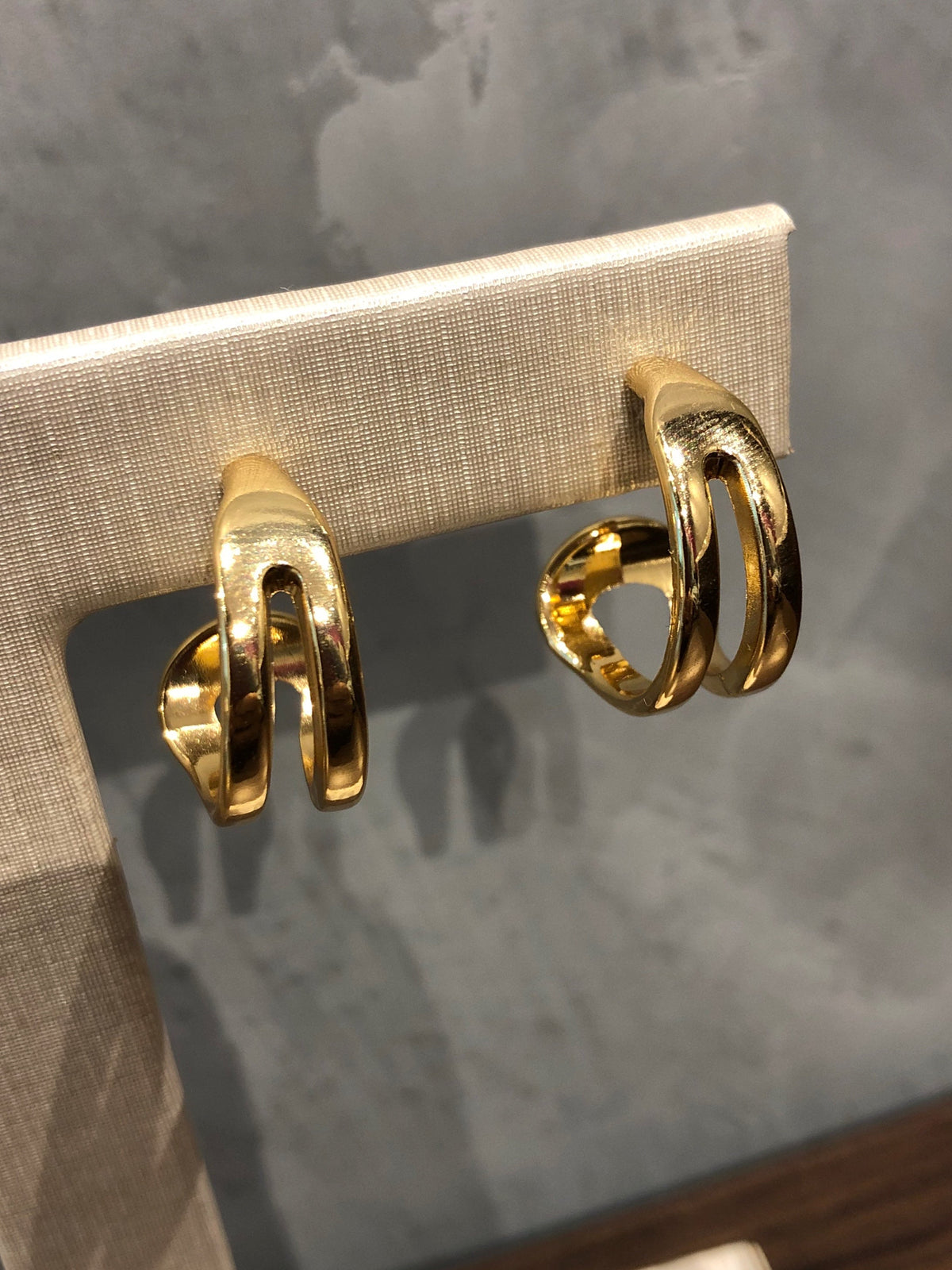 Brinco Cecília Em Banho Ouro 18k - Tiff Joias