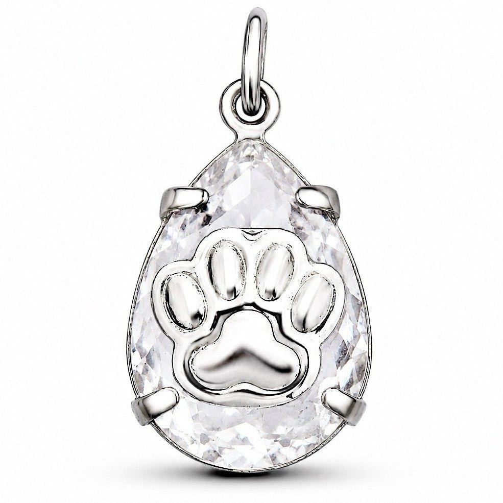 Pingente Cristal Pet Ródio* - Tiff Joias