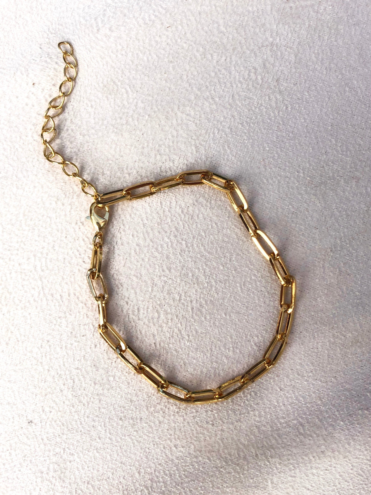 Pulseira De Corrente Elos Fina Fecho Lagosta 16cm - Tiff Joias