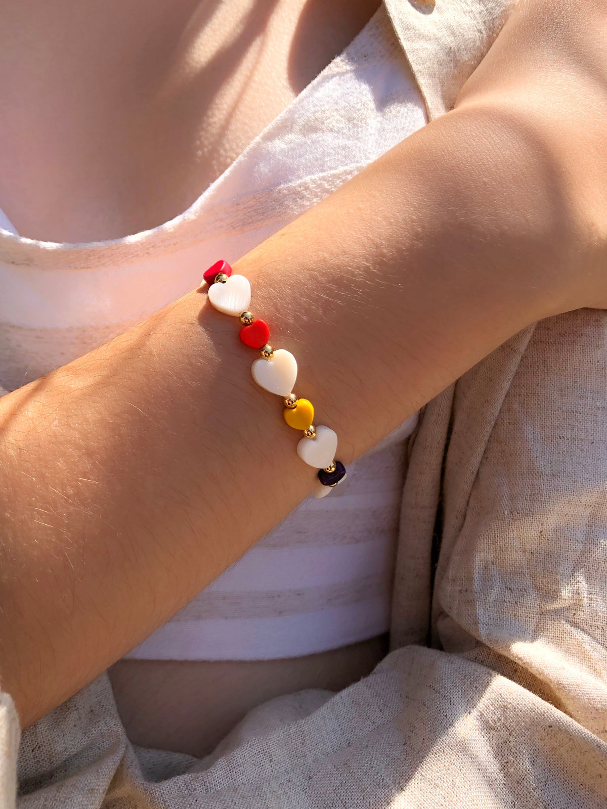 Pulseira Natalia Coração - Tiff Joias