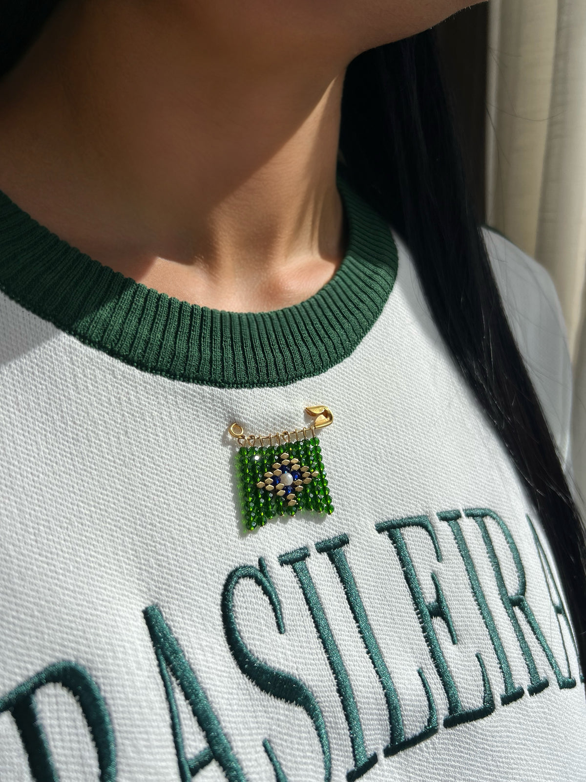 Broche Bandeira Brasil