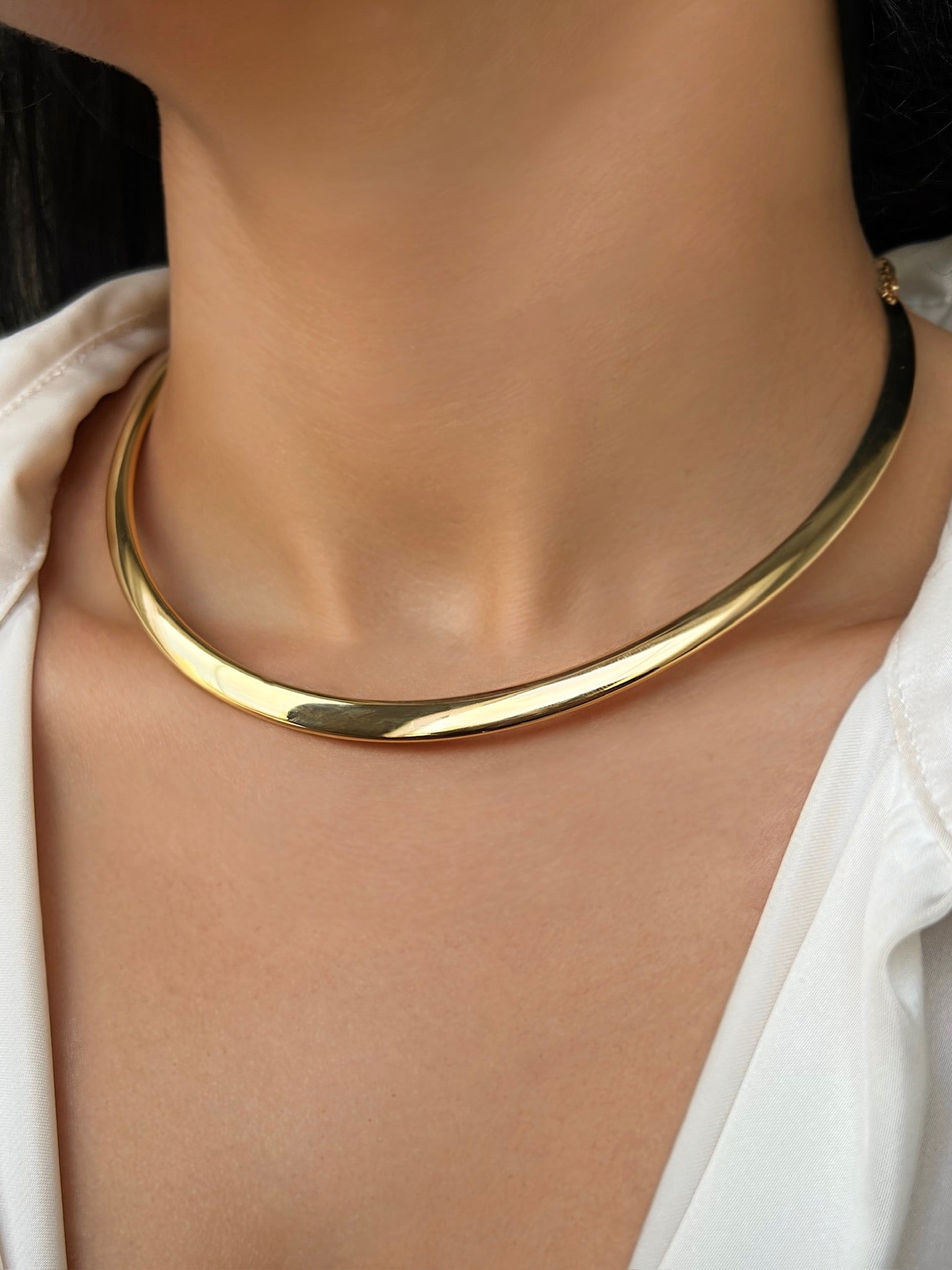 Arco Puff Fino Banho Ouro 18k