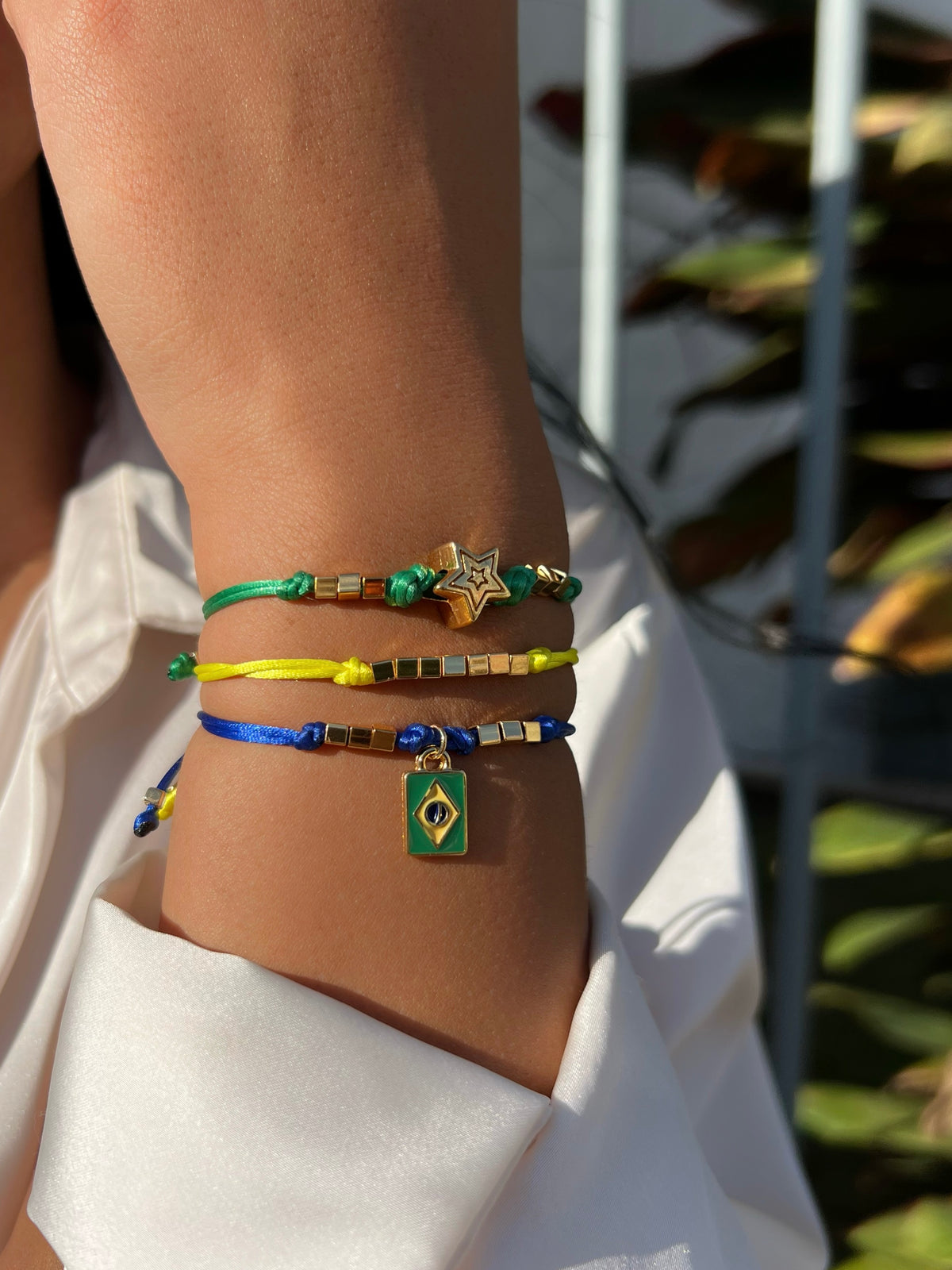 Trio De Pulseiras Copa Regulável