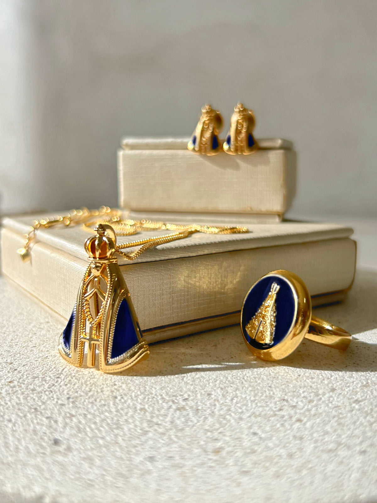 Conjunto De Três Peças Nossa Senhora Aparecida