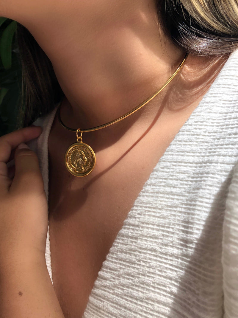 Arco Camila Liso Fino Com Pingente Imperador