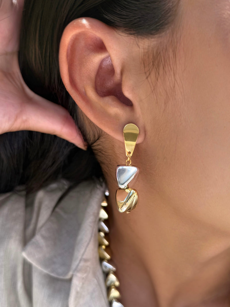 Brinco Triângulo Duo Banho