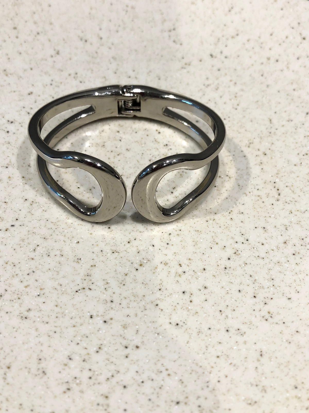 Bracelete Cecília Em Ródio Branco