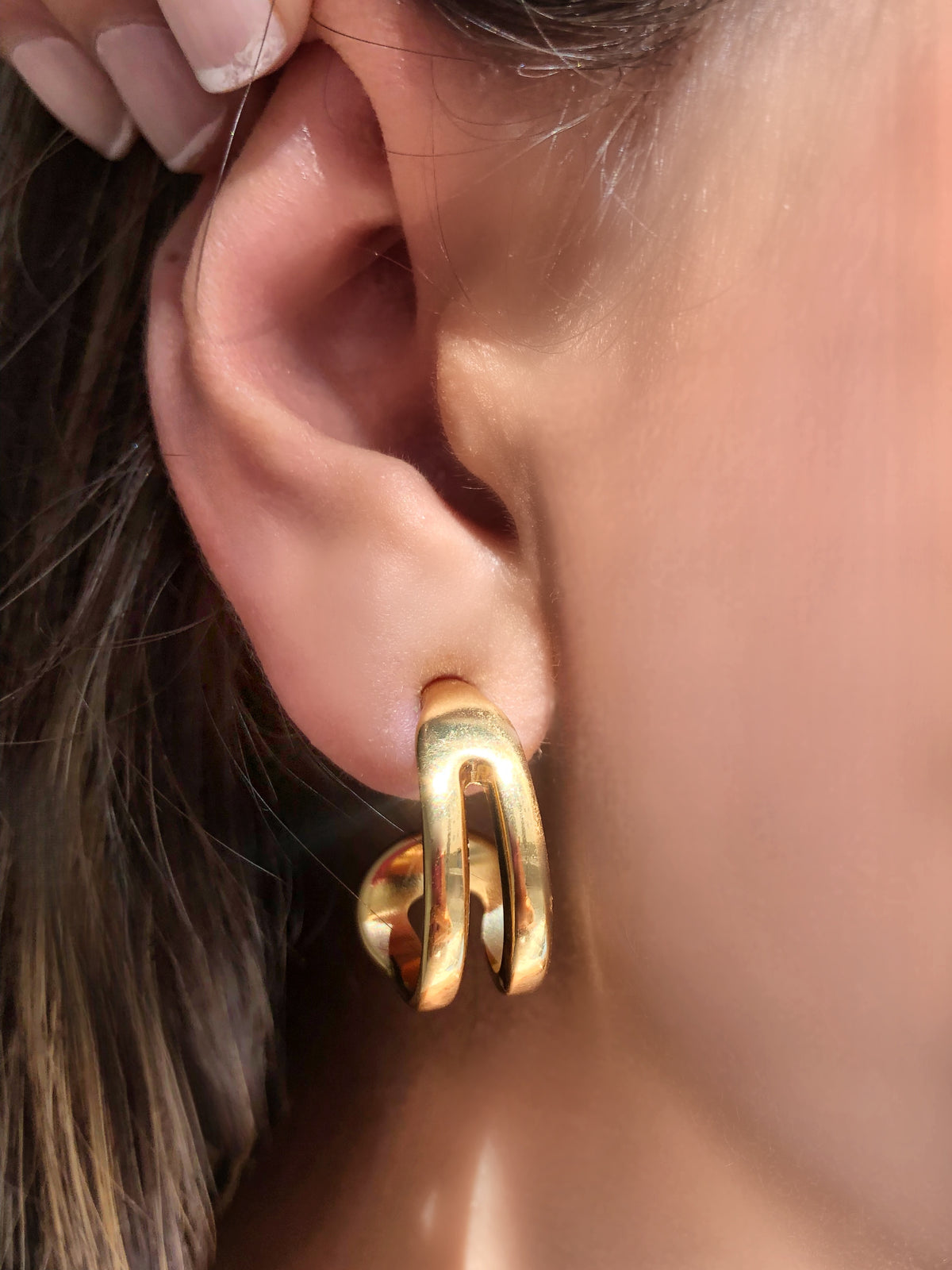Brinco Cecília Em Ouro