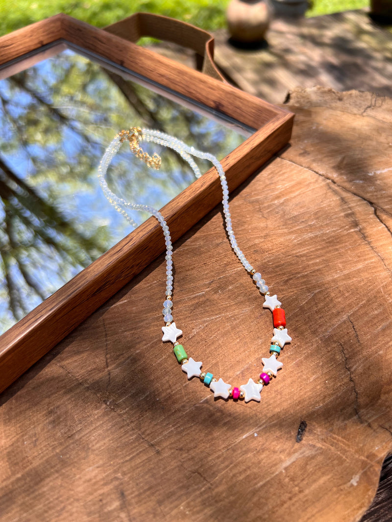 Colar Natalia Estrelas 40cm*