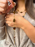 Pulseira Com Pedras Olho De Tigre