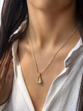 Colar Corrente Veneziana Nossa Senhora Aparecida Dupla Face Zircônias 45cm