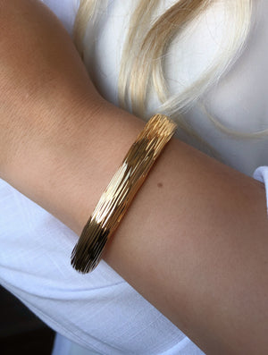 Bracelete Simone Em Banho Ouro 17cm
