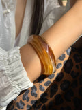 Bracelete Acrílico Cor Mel