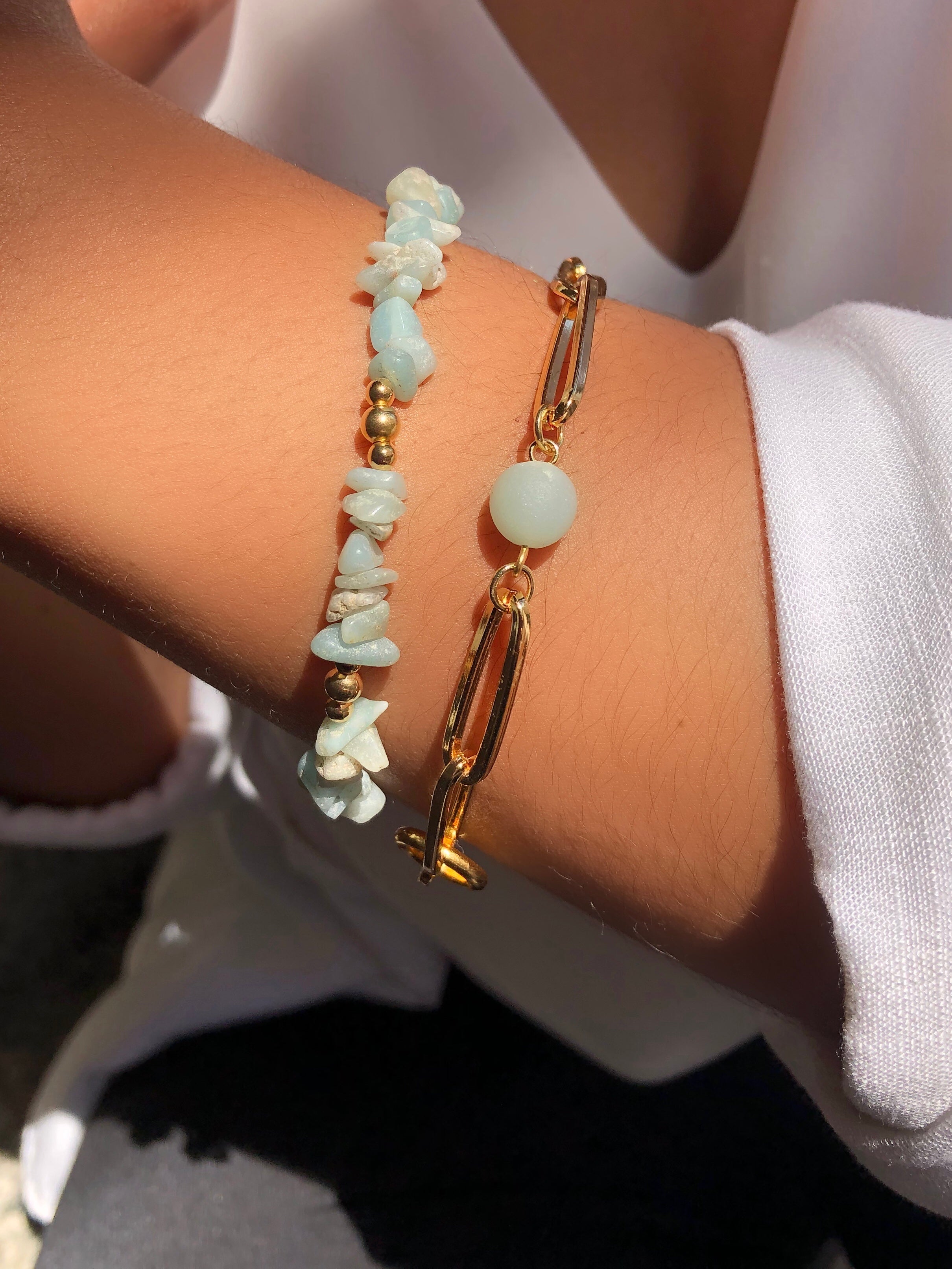 Mix De Pulseira Amazonita