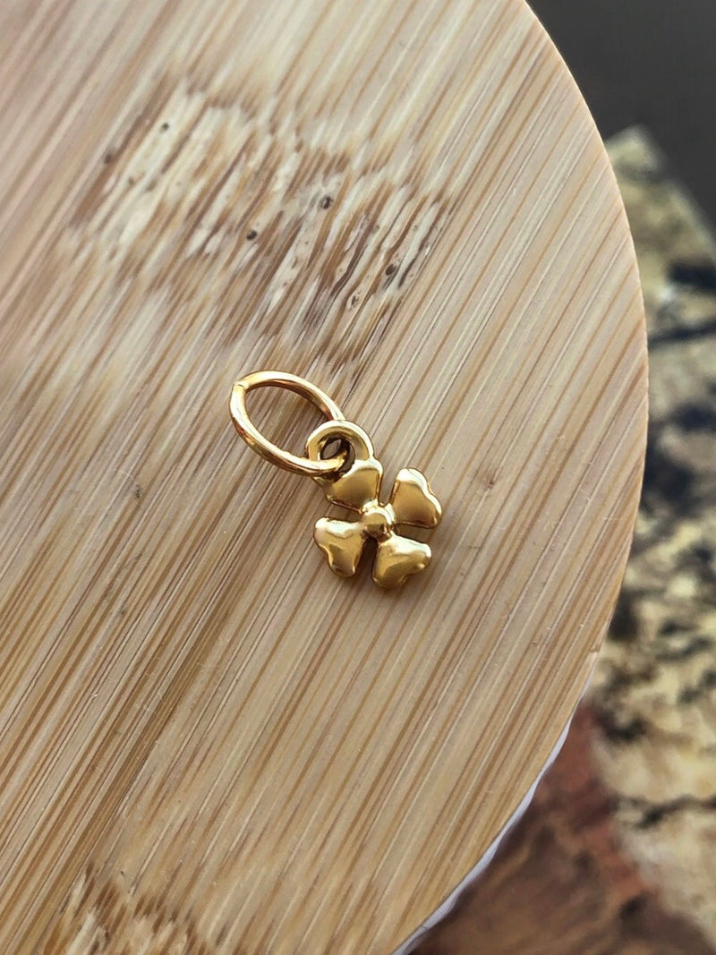 Pingente Mini Trevo Com Fecho