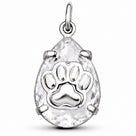 Pingente Cristal Pet Ródio*