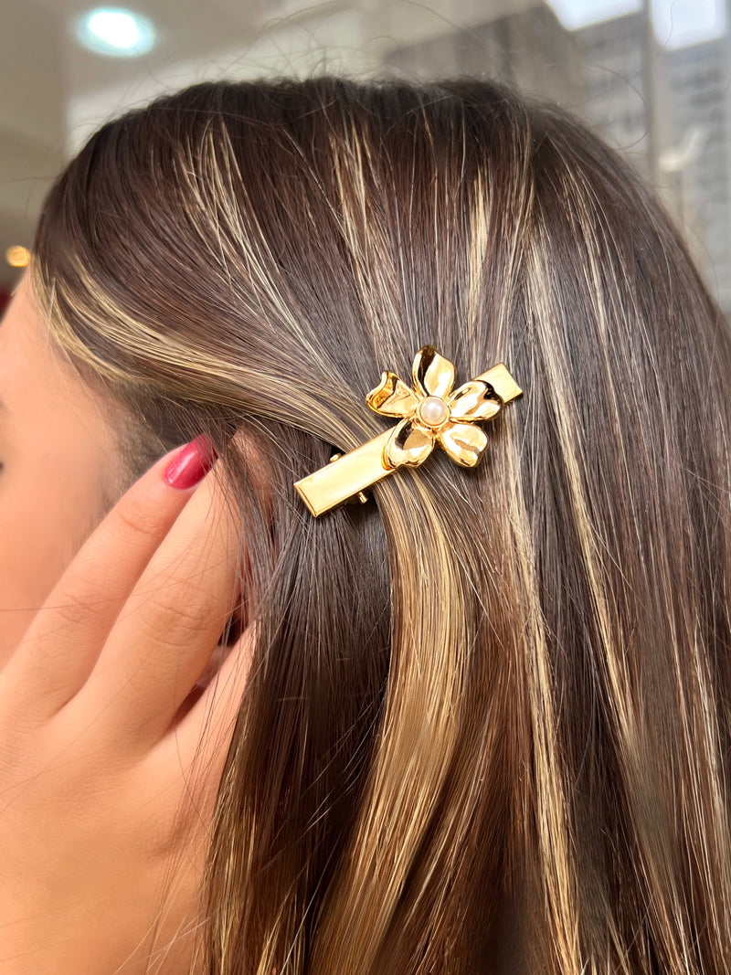 Presilha Liz Flor 4,5 cm