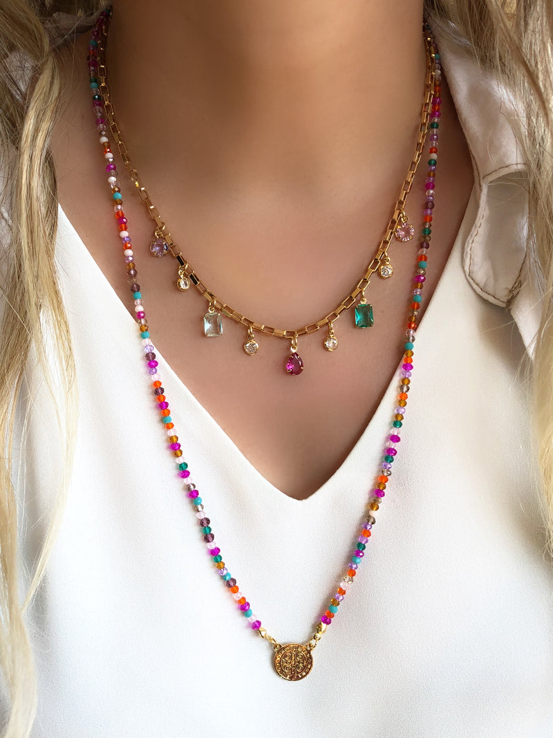 Mix De Colares Coloridos Com Sao Bento