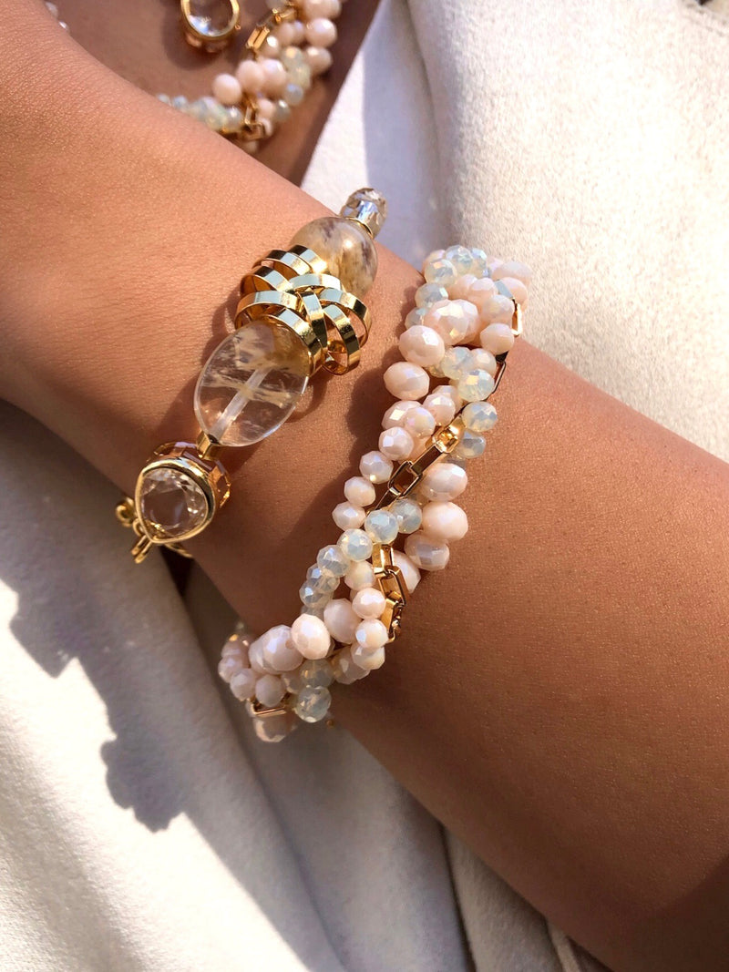 Mix De Pulseiras Rebeca Nude