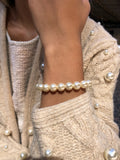 Pulseira De Pérolas Pequena
