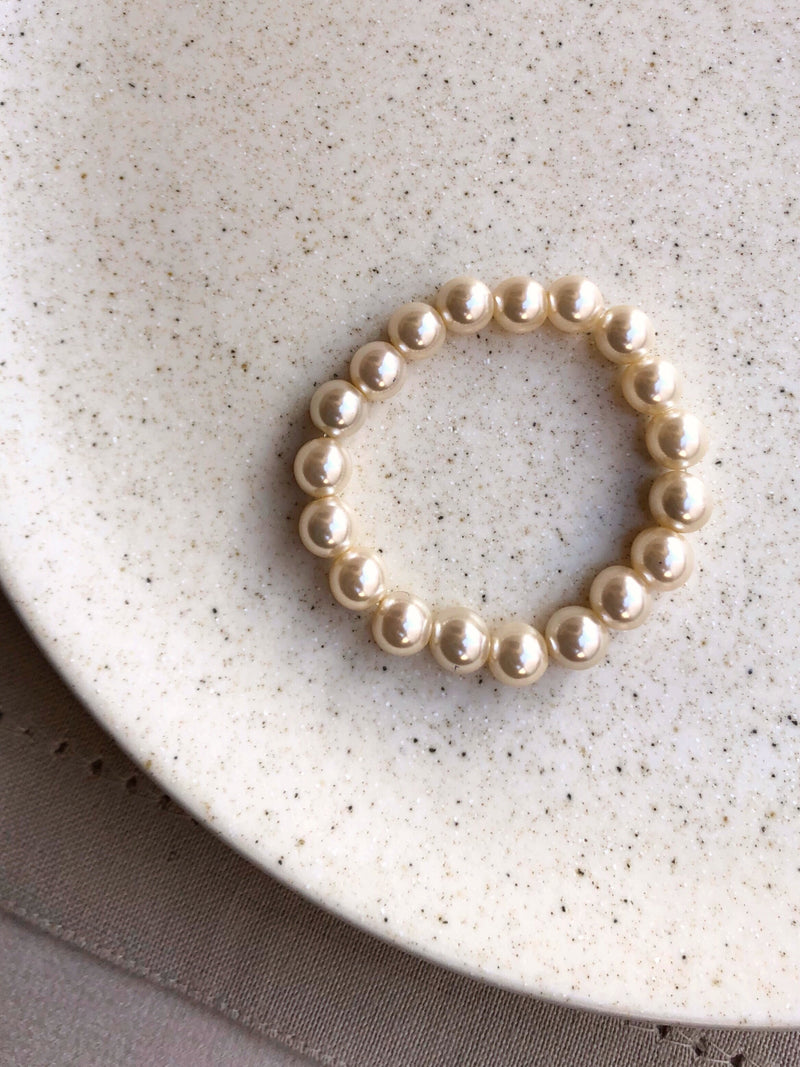 Pulseira De Pérolas Pequena