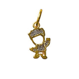 Pingente Menino Cravejado Com Fecho