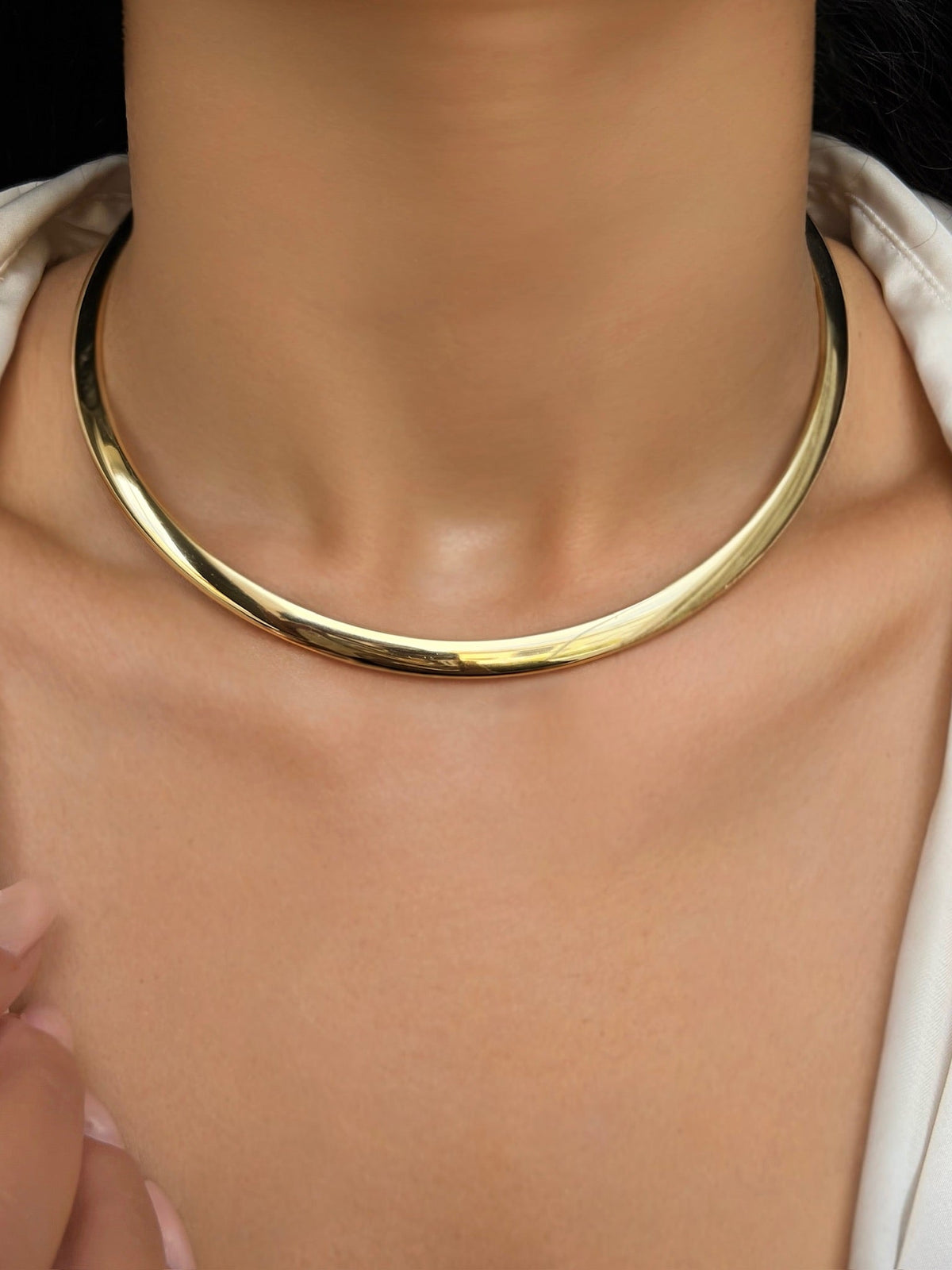 Arco Puff Fino Banho Ouro 18k - Tiff Joias