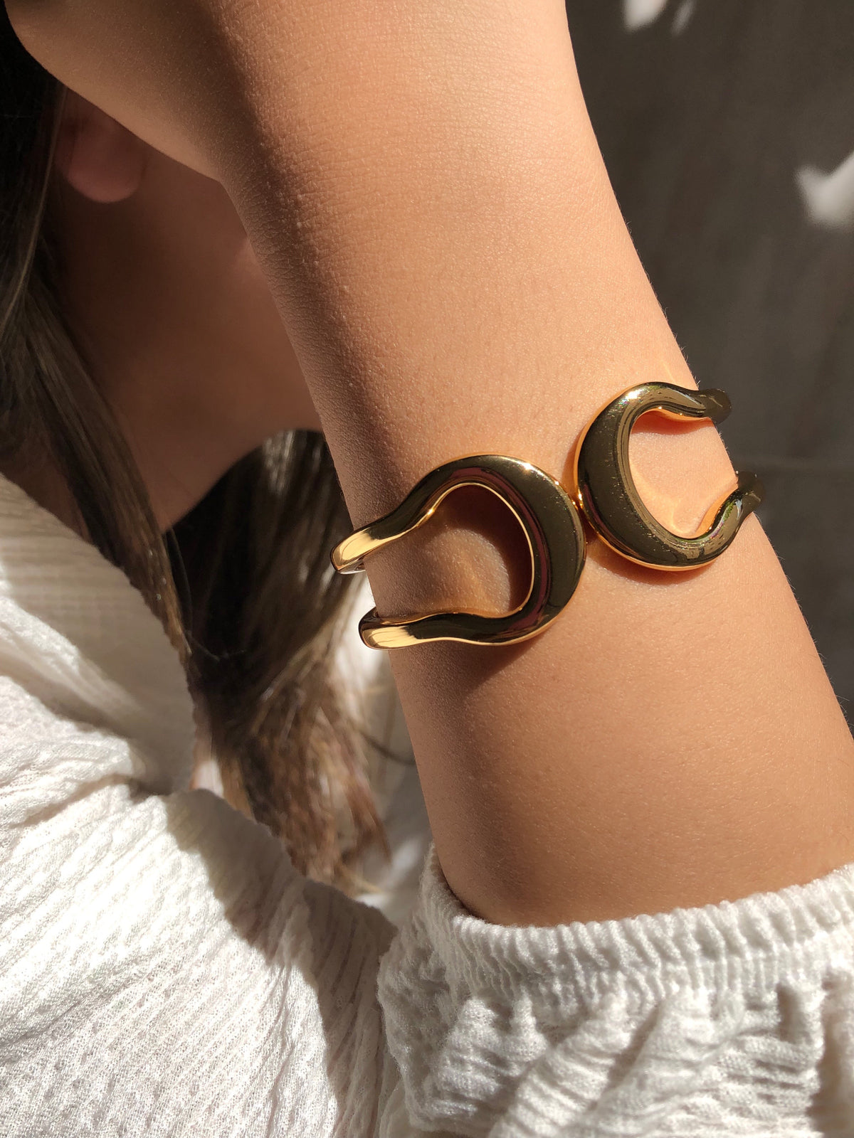 Bracelete Cecília Em Banho Ouro 18k - Tiff Joias