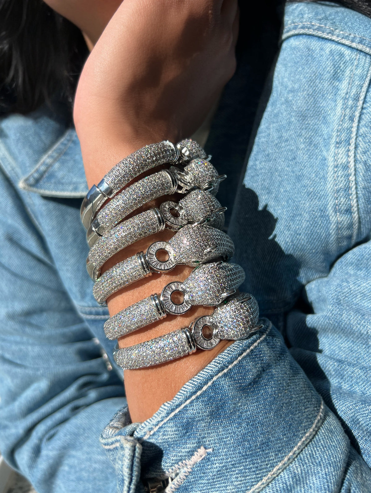 Bracelete Pantera Cravejado Com Zircônias - Tiff Joias