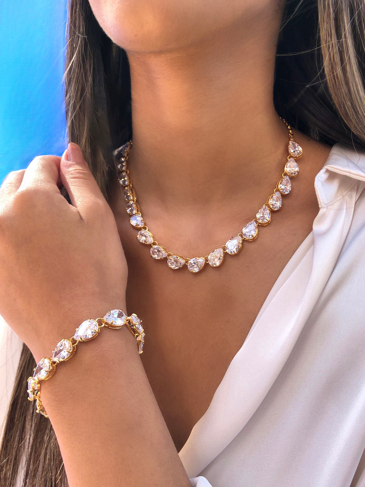 Conjunto Rivieira Zircônia - Tiff Joias