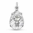 Pingente Cristal Menino Ródio*