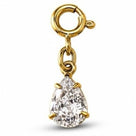 Pingente Gota Zircônia Com Fecho