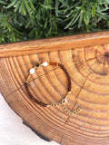 Pulseira Carol Marrom Mini Gota 16cm - Tiff Joias