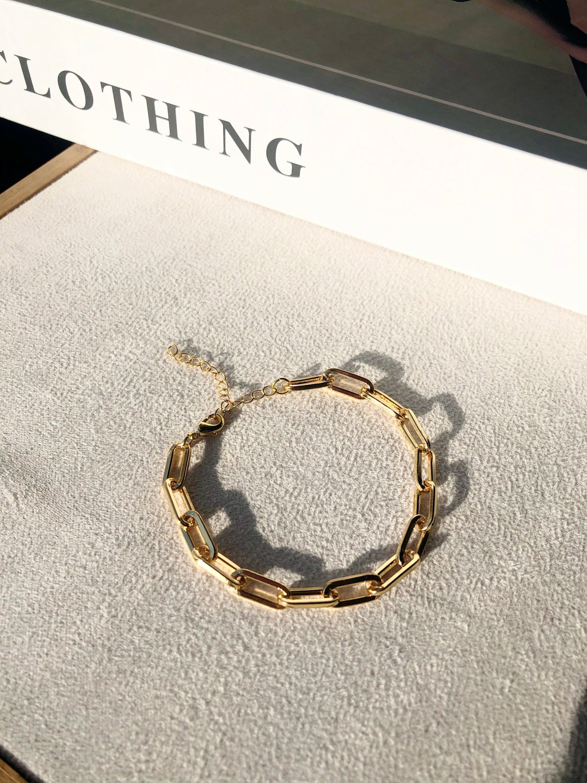 Pulseira Corrente Elos Média 16cm - Tiff Joias