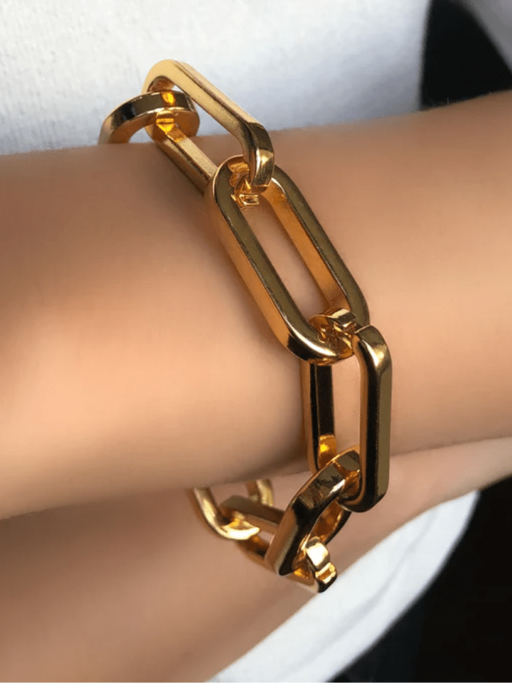 Pulseira Corrente Elos Ovais GG - Tiff Joias