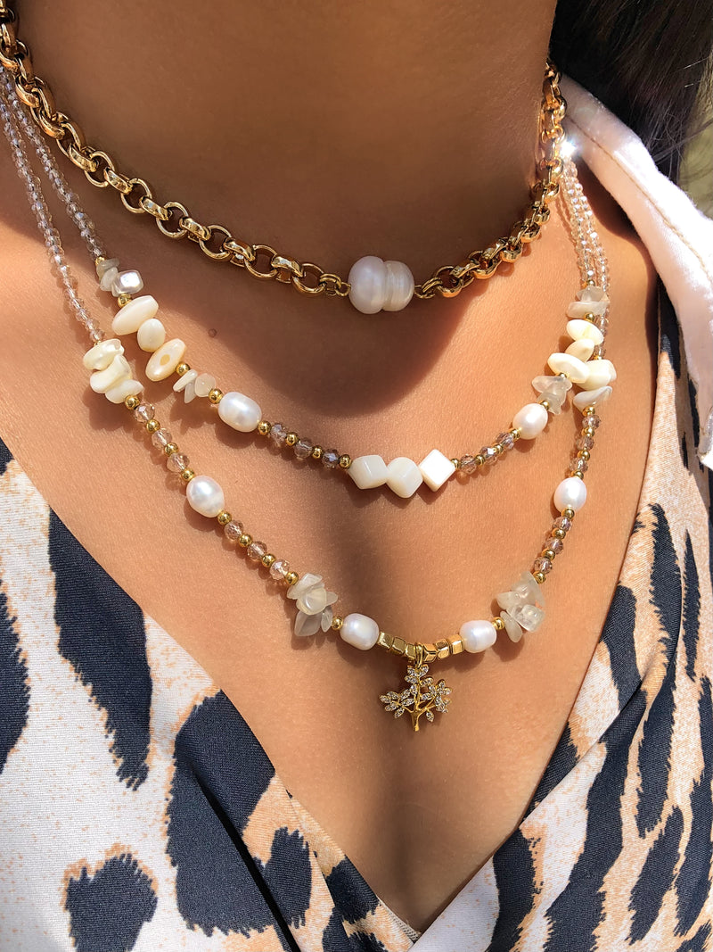 Mix De Colares Paula Com Árvore Da Vida