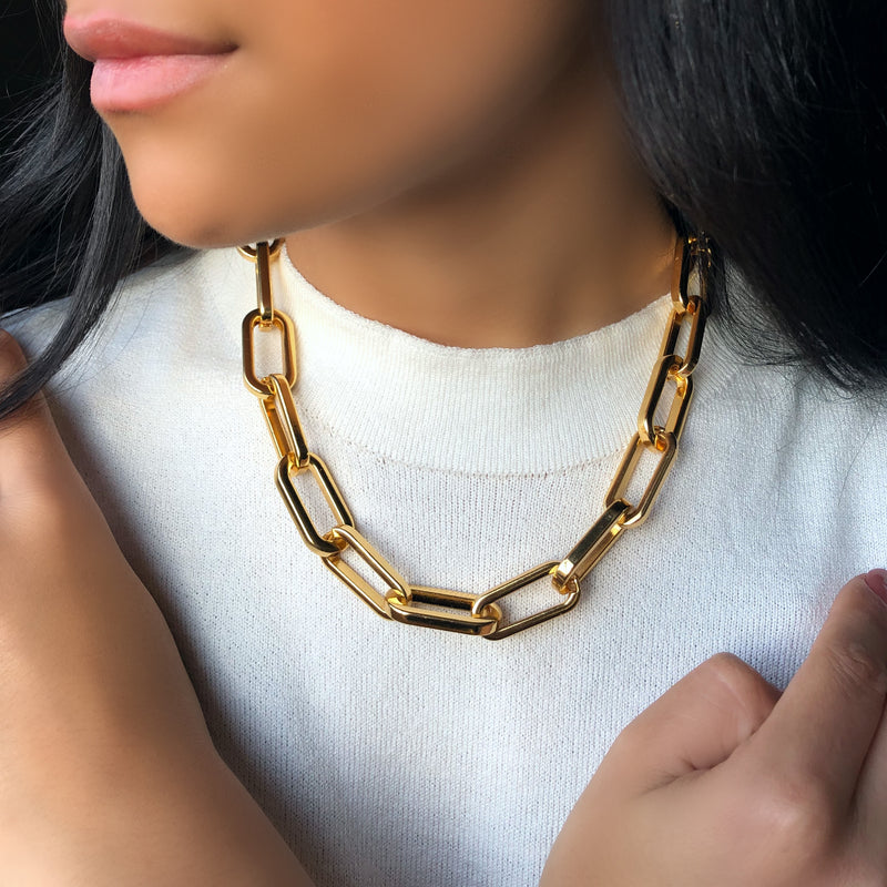 Colar Corrente Elos Ovais GG