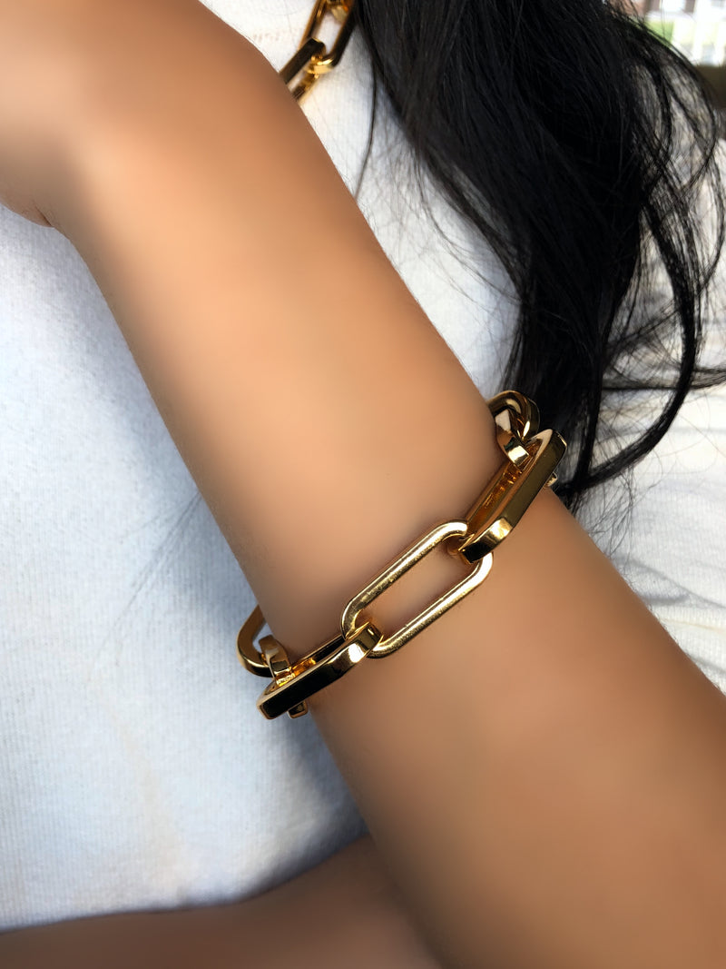 Pulseira Corrente Elos Ovais GG