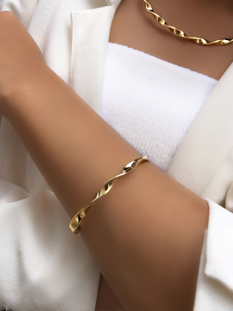 Bracelete Sílvia Torcido 17cm