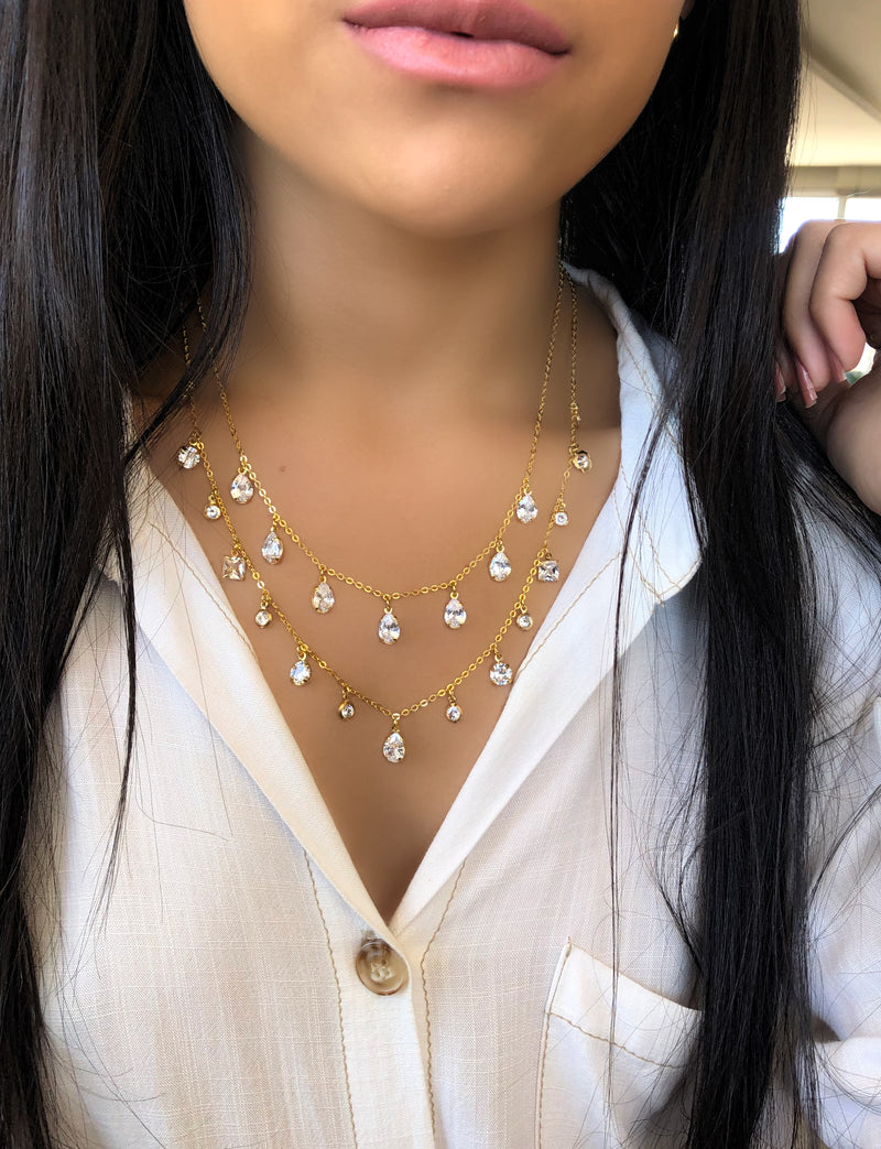 Mix De Colares Zircônias Brancas