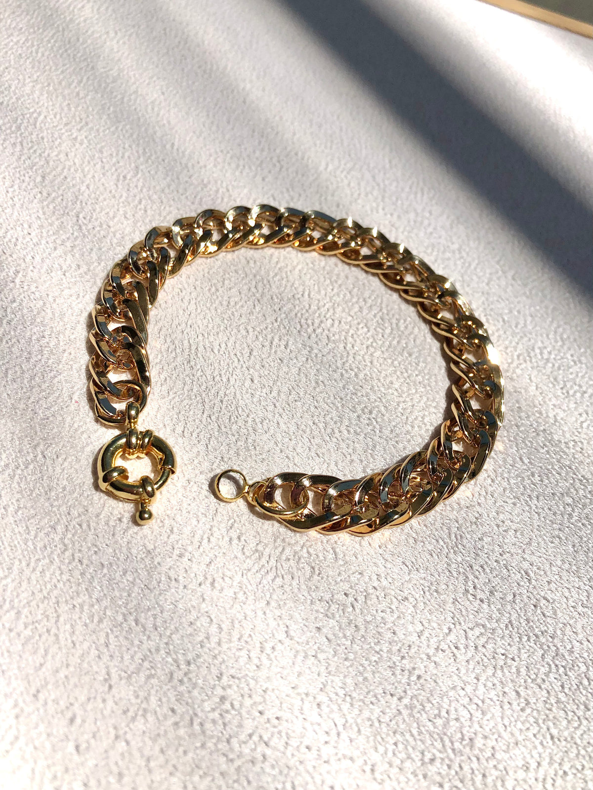 Pulseira Mariana Corrente Elos Duplo Grumê