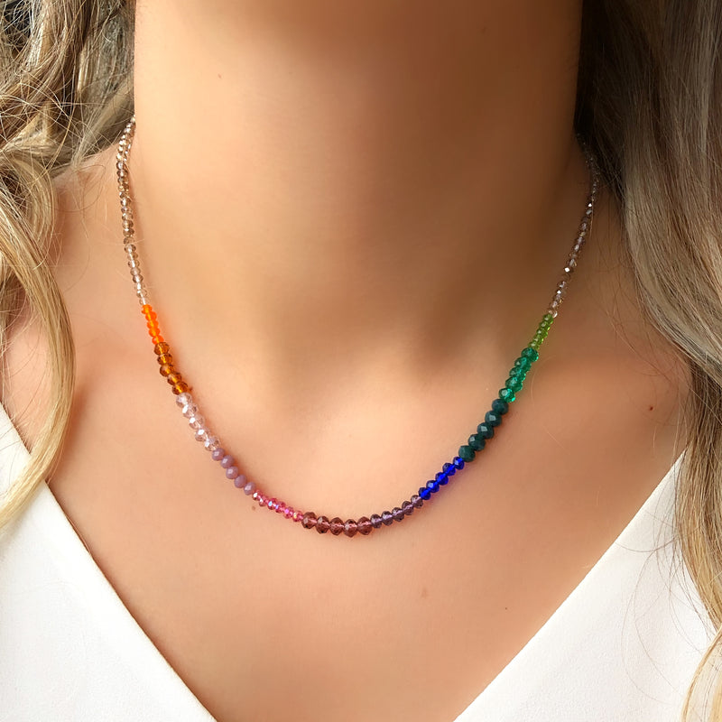 Colar Tons Coloridos 40 cm