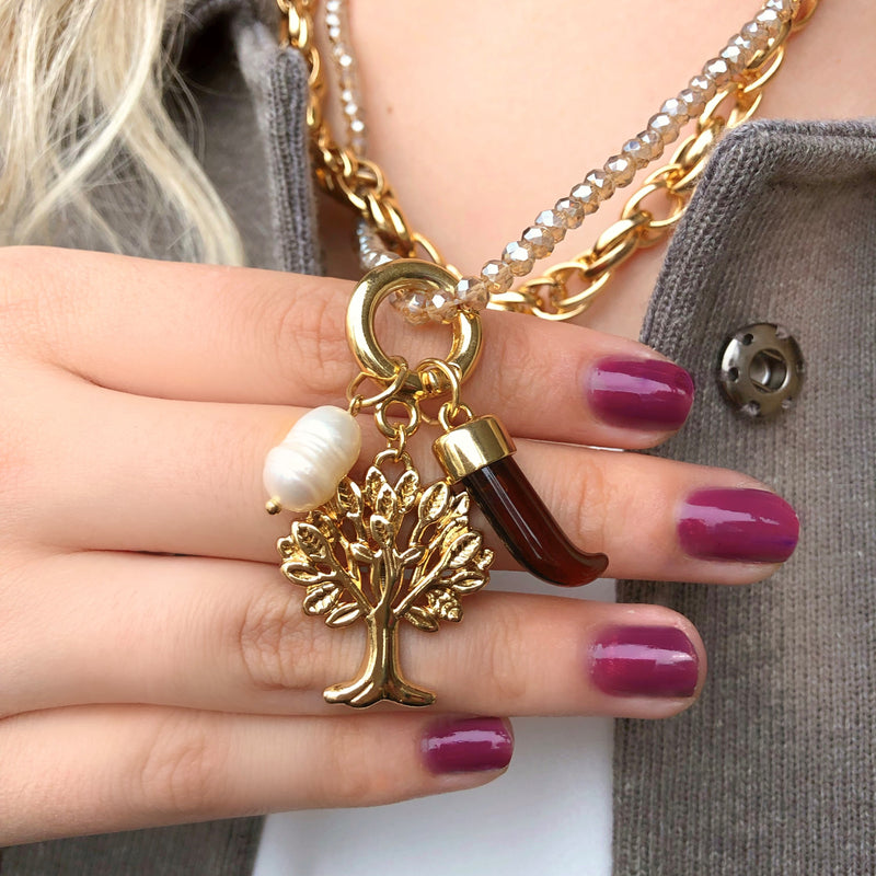 Mix de colares corrente torcida