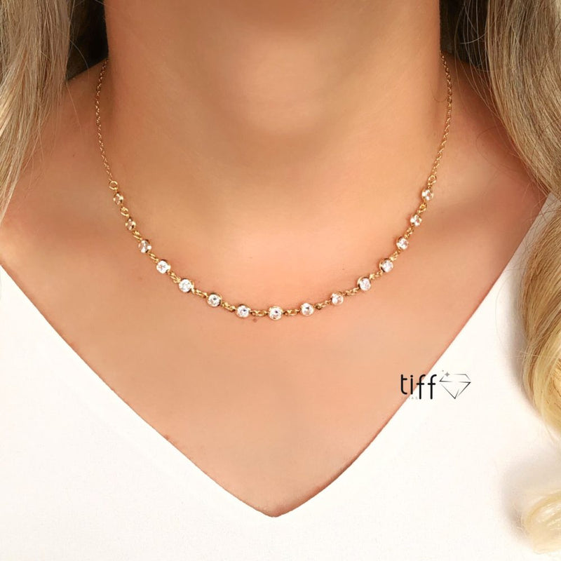 Choker riviera cristal