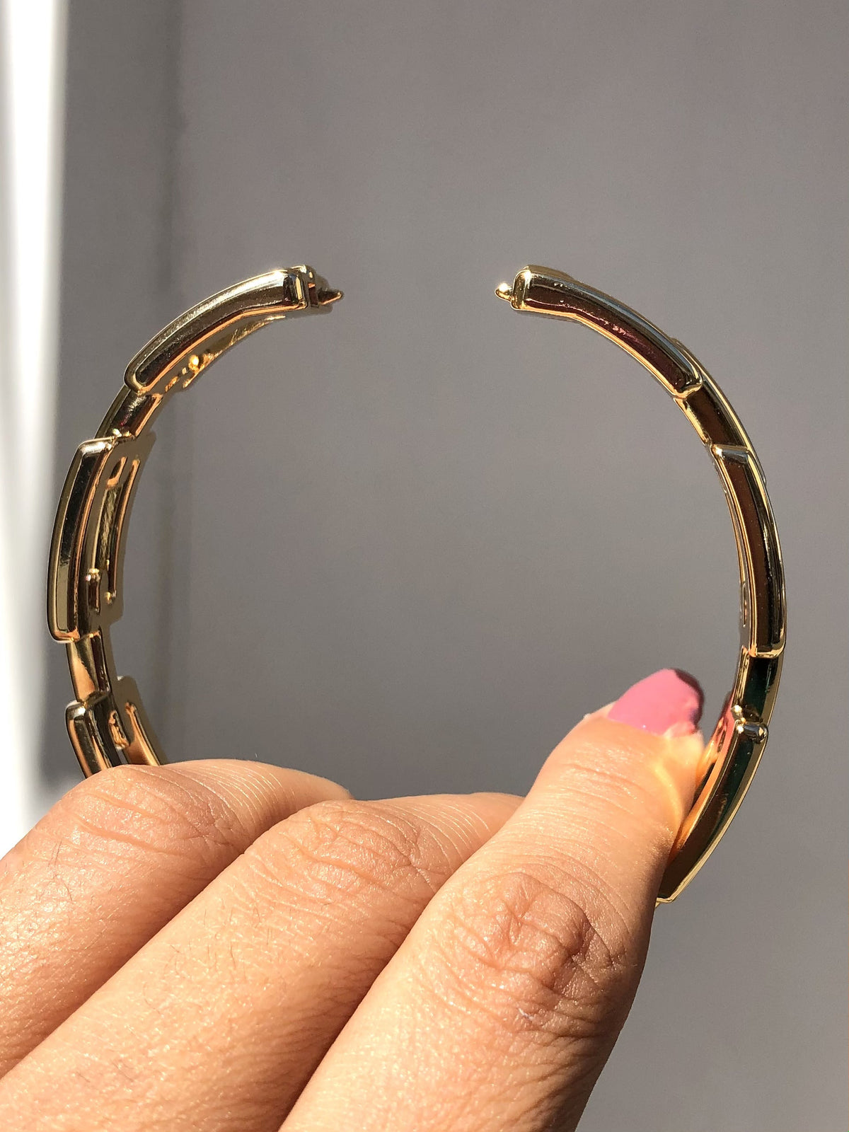 Bracelete Larissa Retangular 17,5cm - Tiff Joias