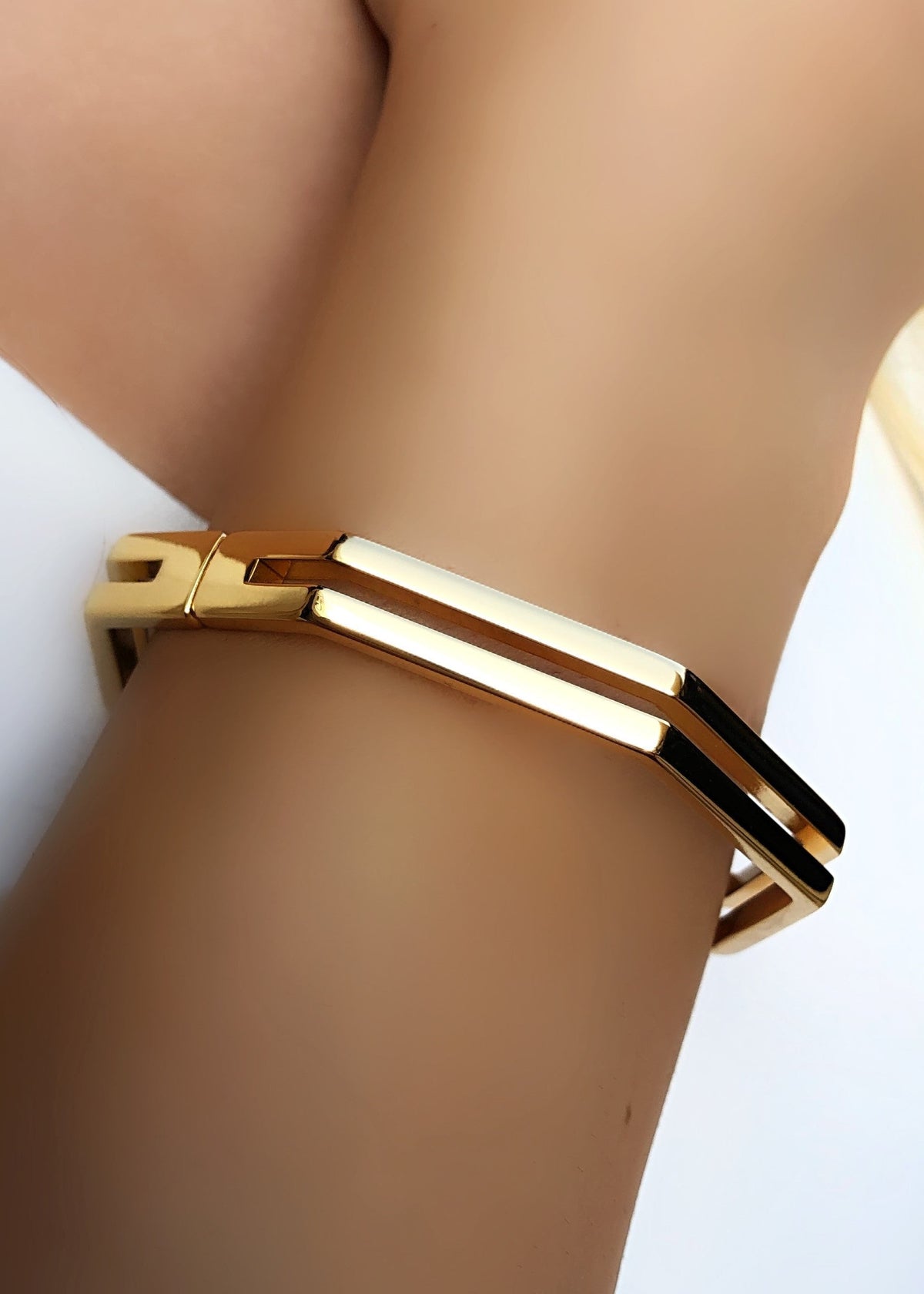 Bracelete Octagonal Vazado - Tiff Joias
