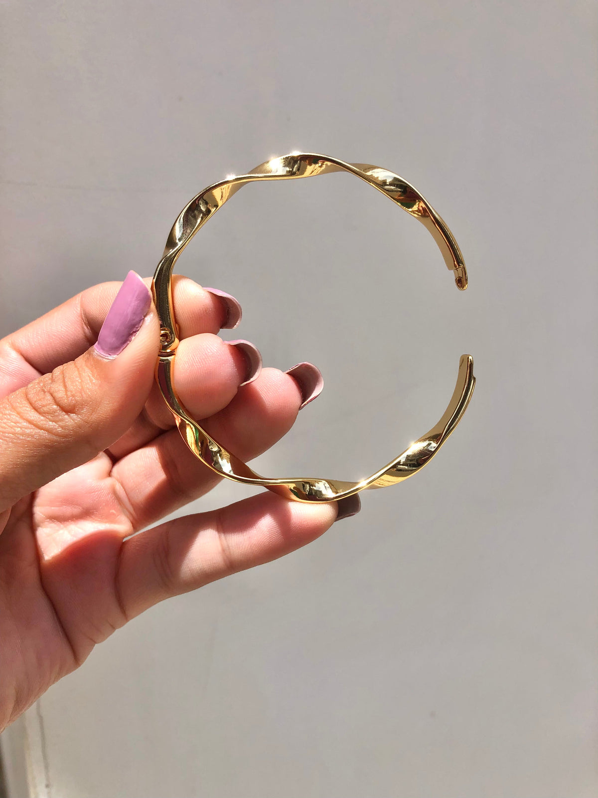 Bracelete Sílvia Torcido 17cm - Tiff Joias